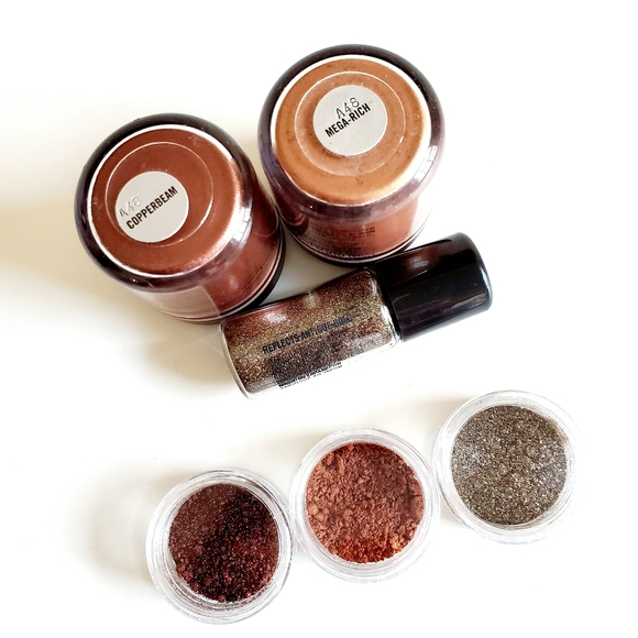 MAC Pigments Samples Set Copperbeam Mega Rich Gold - Picture 3 of 3